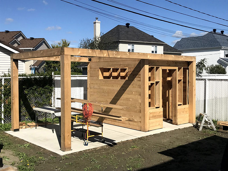Réparation et remise à neuf de cabanon